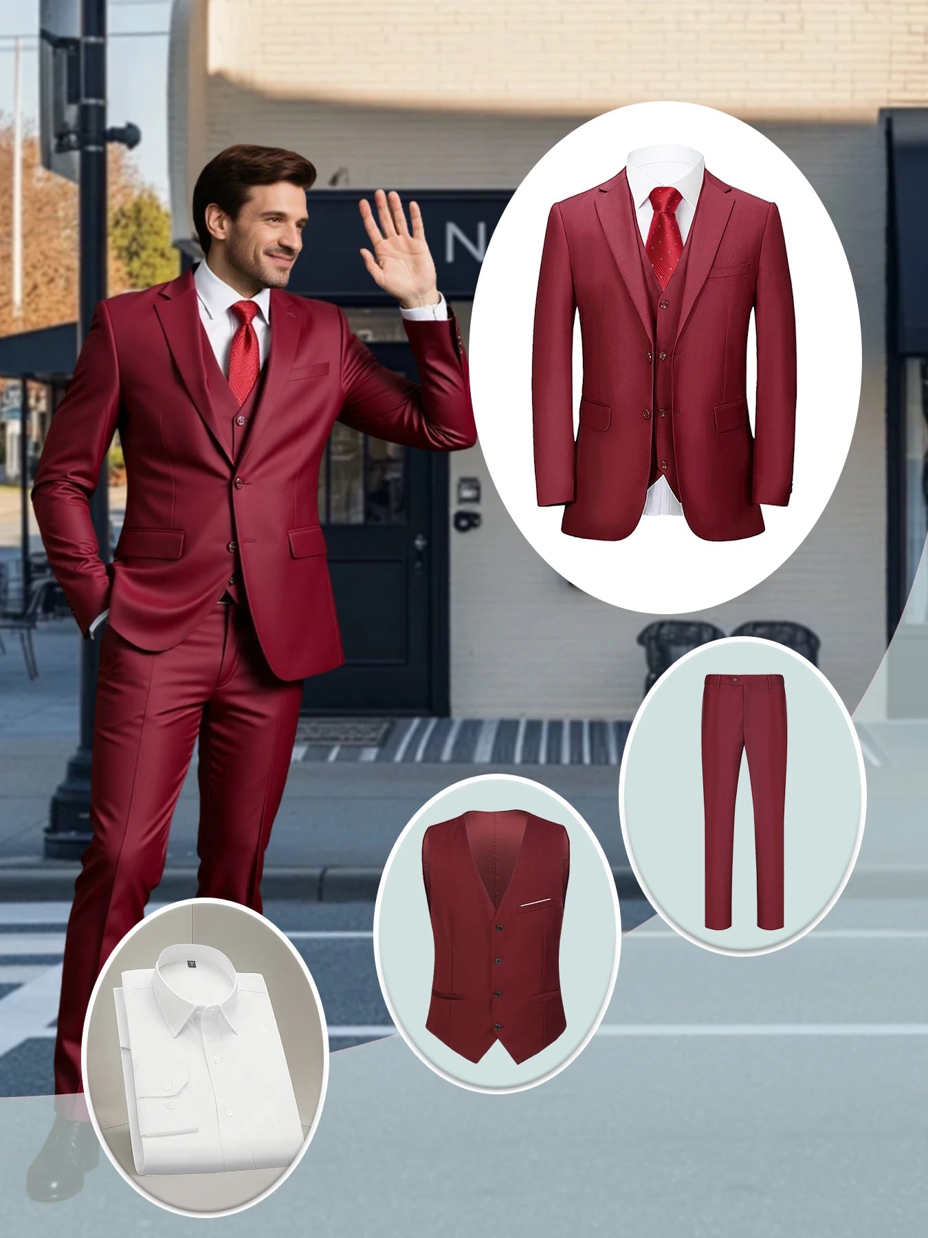 Four Piece Suit Set
